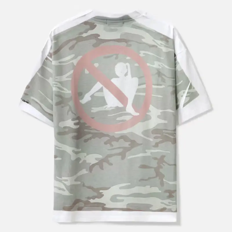 PROJECT G/R Camo Trompe-L'œil T-Shirt Back