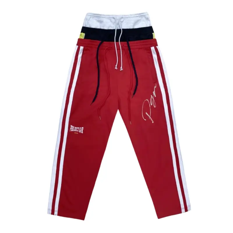 Red Project G/R 3 Layered Track Pants
