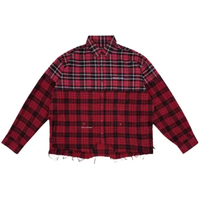 Red Project G/R Upside-Down Check Shirt