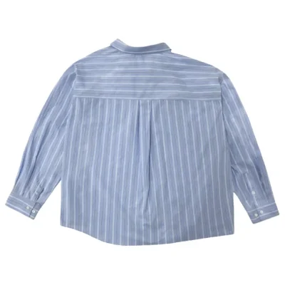Sky Blue Project G/R Asymmetrical Stripe Shirt Back