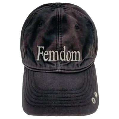 Vintage Black Project G/R BDSM Femdom Cap
