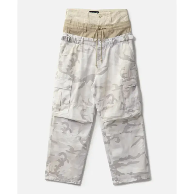 White Camo PROJECT G/R 3 Layerd Cargo Pants