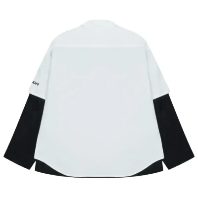 White Project G/R Bus Driver Layered Shirt Back
