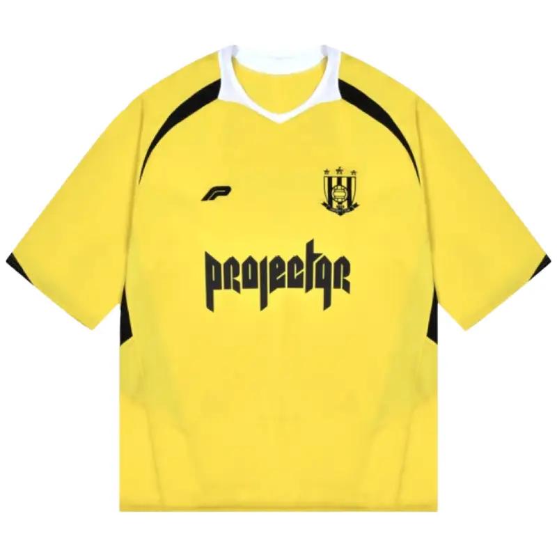Yellow Project G/R Oversized Football Jersey